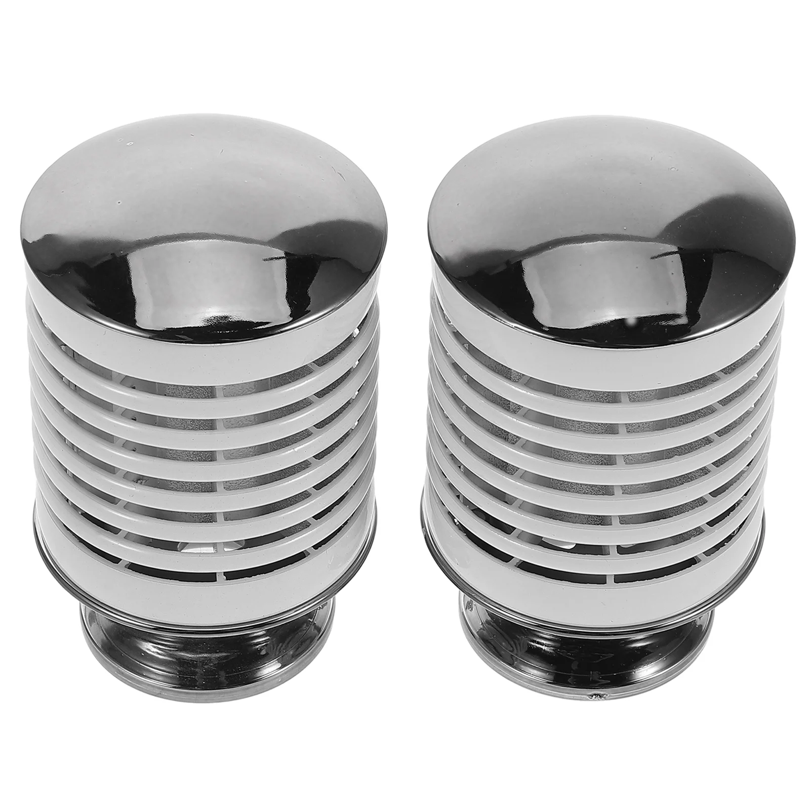 

2 Pcs Roman Rod Plug Decorative Curtain End Fashion Finials For Rods Plastic Fitting Curtains