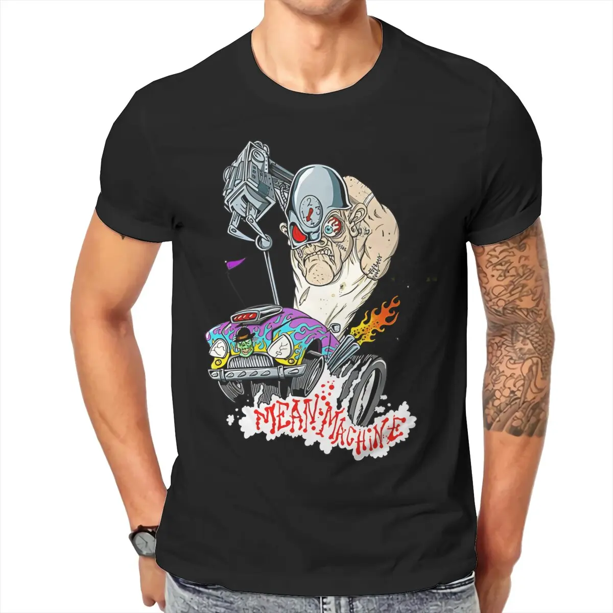 RAT FINK Cartoon Original TShirts Ratfink Distinctive Homme T Shirt Funny Clothing 6XL