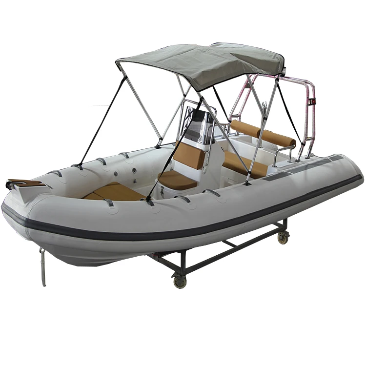 RIB480C High-Speed Luxury Sport Fishing Rib Boat Fiberglass Hull Hypalon PVC 1.2mm