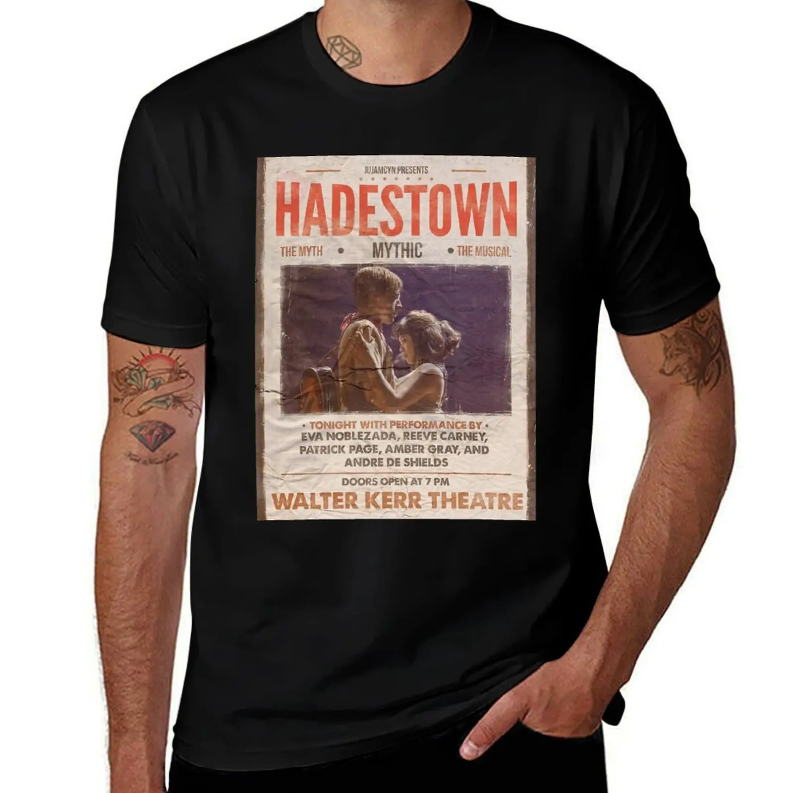 

Bon Hadestown Vintage T-Shirt Anti-Pilling Casual T-Shirt