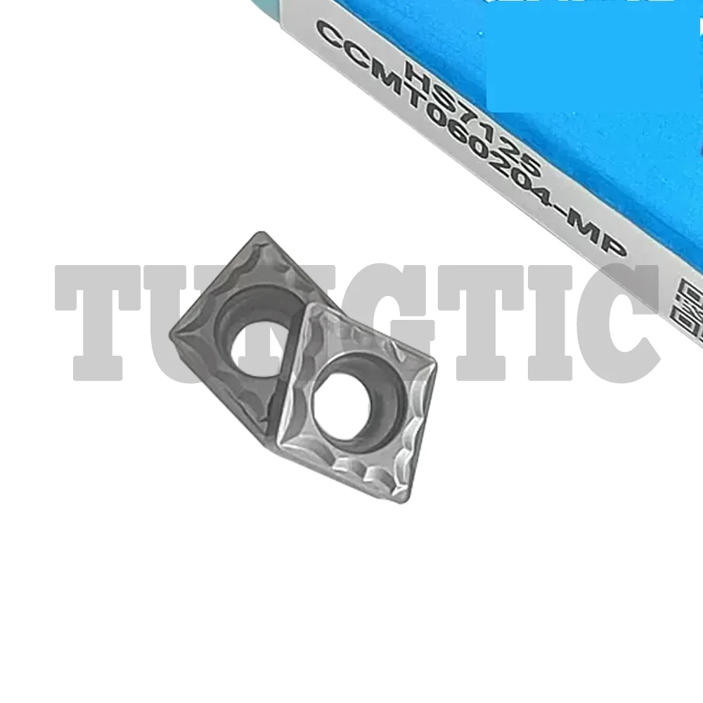 

CCMT060204-MP HS7225 HS7125 HS8125 Твердосплавные токарные пластины Токарный станок Режущий инструмент Обработка металлов