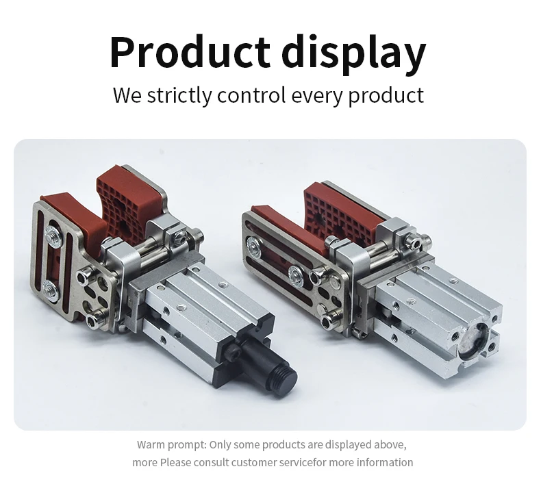 

Mechanical hand accessory telescopic fixture pneumatic clamp finger cylinder adjustable clamp plate industrial fixture NZ16D fix