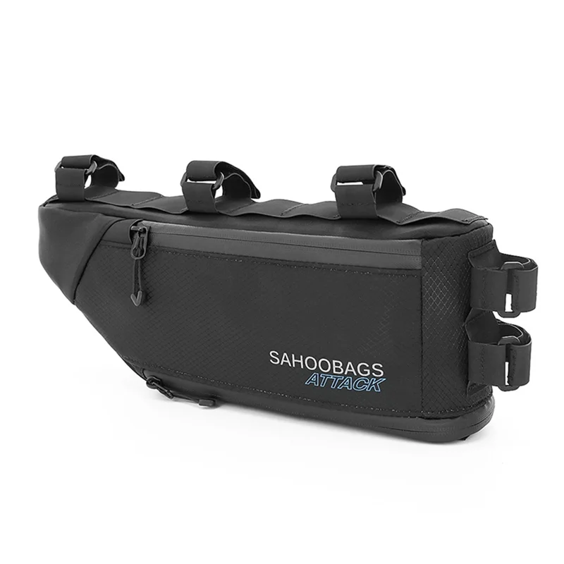 Sahoo Mountain Bike Bag Upper Pipe Bag Anti Water 4L Nylon Triangle Bag Bike Riding Equipment Bicycle Accessories