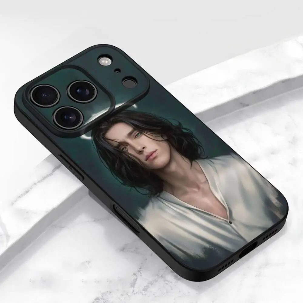 Casing Ponsel Raphael R-Romance C-Club Cain Lane Untuk iPhone 17,16,15,14,13,12,11,Pro,Max,Plus,E,Air,Mini Pelindung Hitam