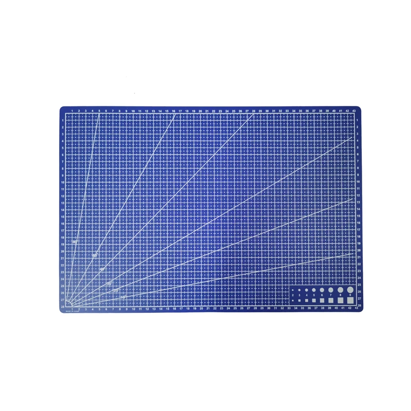 A3/A4/A5 Schneidematte PVC-Tischunterlage Leder-Schneidematte Rutschfeste Einseitige Schneidematte für Studenten DIY Selbstheilende Unterlage Werkzeug