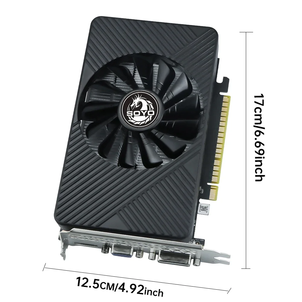 GTX750Ti 4GB Graphics Card  Memory GPU 128Bit PCI-E 3.0 VGA DVI Gaming Video Card for Computer Components