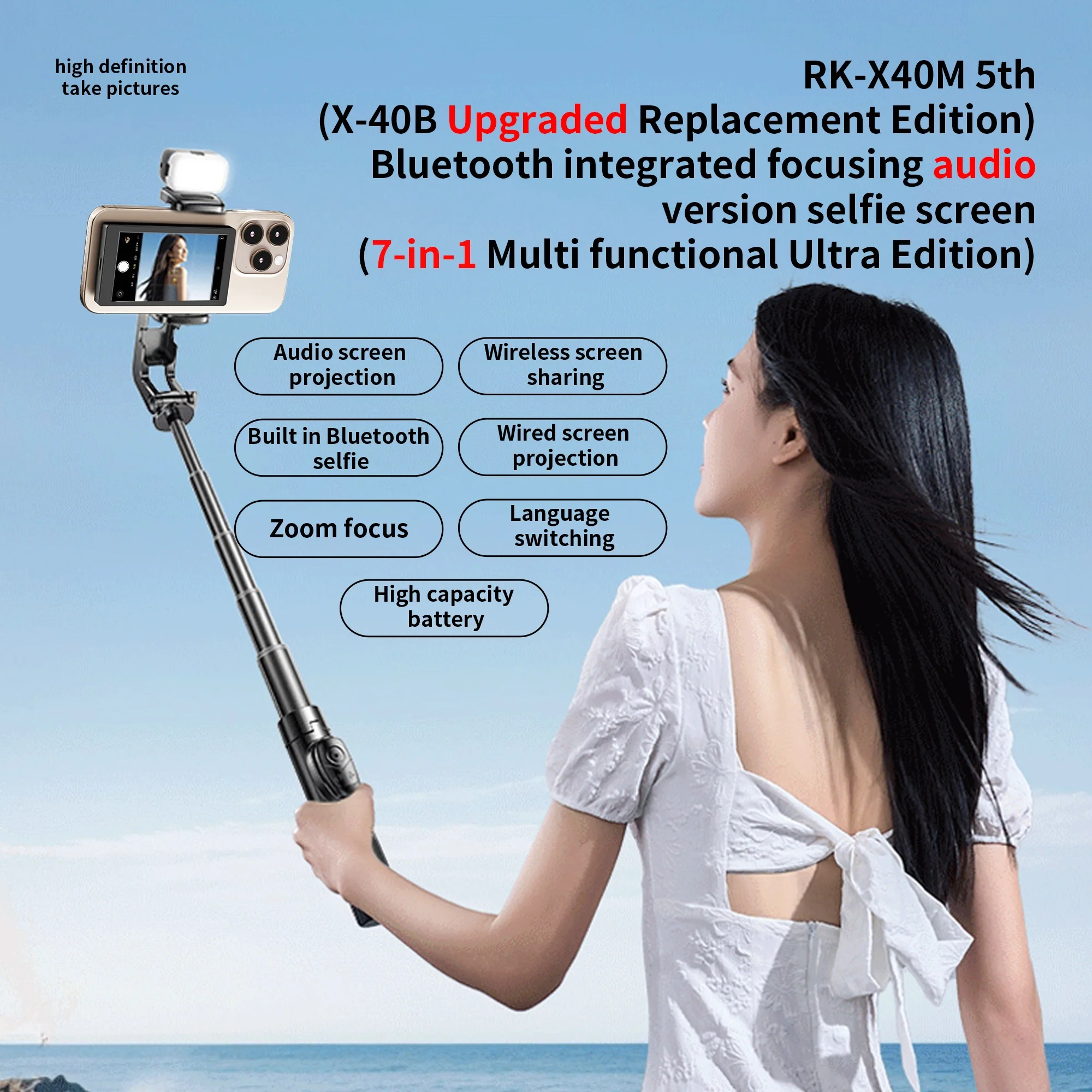 rk-x40m-第5世代-磁気式スマホ背面カメラ自撮りモニター-vlogライブ配信用-iphone-android対応