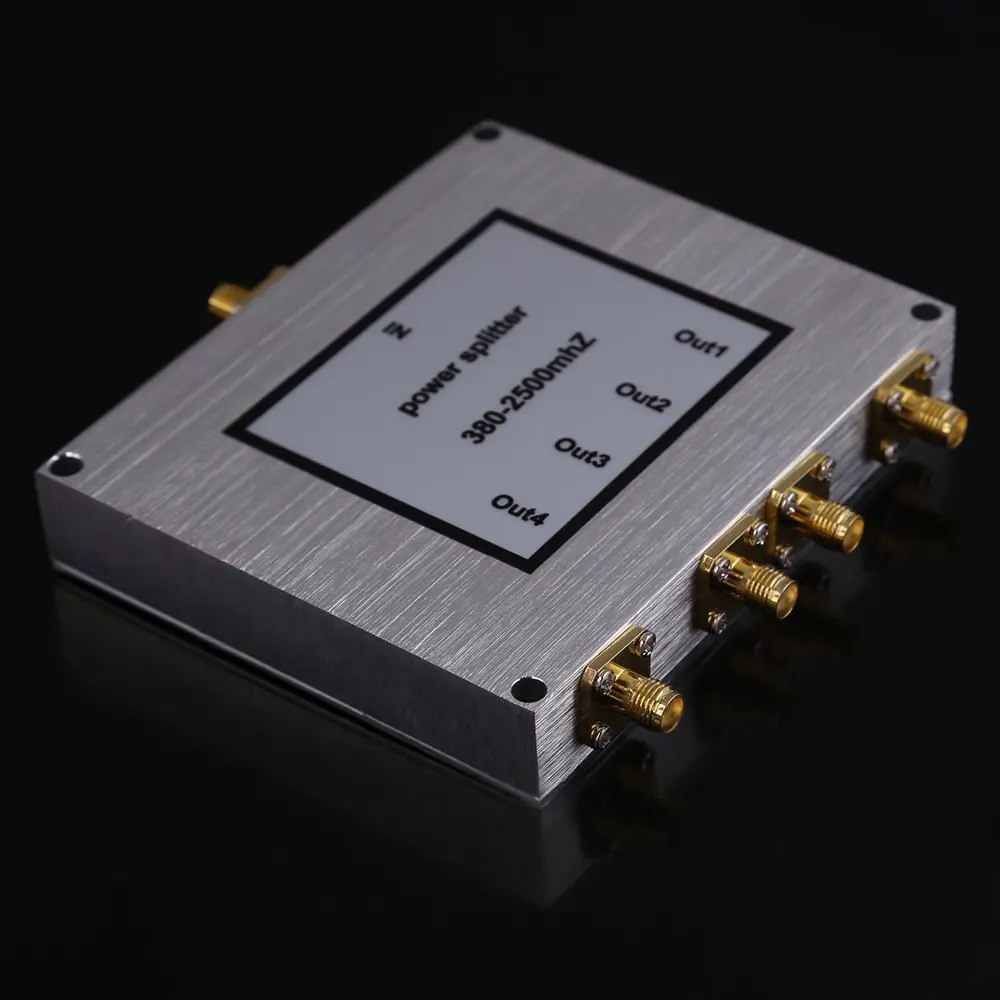 4 weg SMA Power Splitter 380mhz ~ 2500MHz SMA weibliche power divider signal kabel splitter weibliche teiler – Detail 5