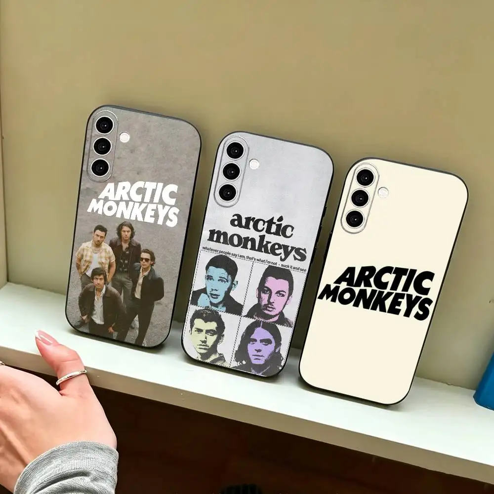 Arctic M-Monkey  Phone Case For Samsung Galaxy A73,A72,A71,A70,A53,A52,A51,Soft Silicone Black Cover