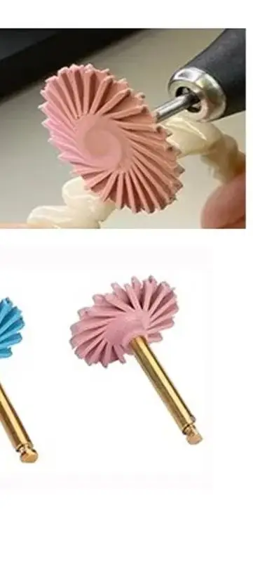 

6 шт./кор., полировальные диски для остекления зубов, композитные полировальные диски, спиральные головки из смолы, металлические низы, расходные материалы для стоматолога, инструменты