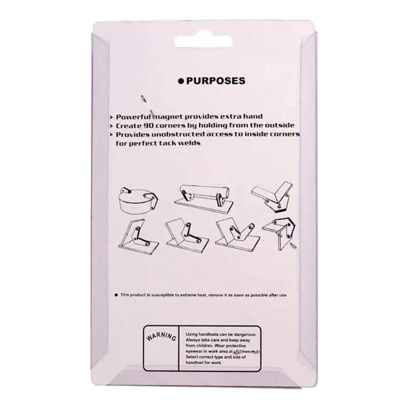 M6CF Mini Welding Positioner Locator Holder Hand Tools Magnet Corner Clamp Tool