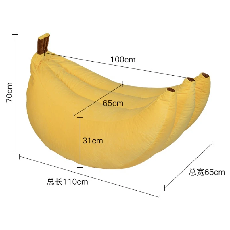 Bedroom Lazy Sofa Creative Banana Shape Home Backrest Single Tatami Lounge Chair Furniture Living Room muebles de la sala images - 6