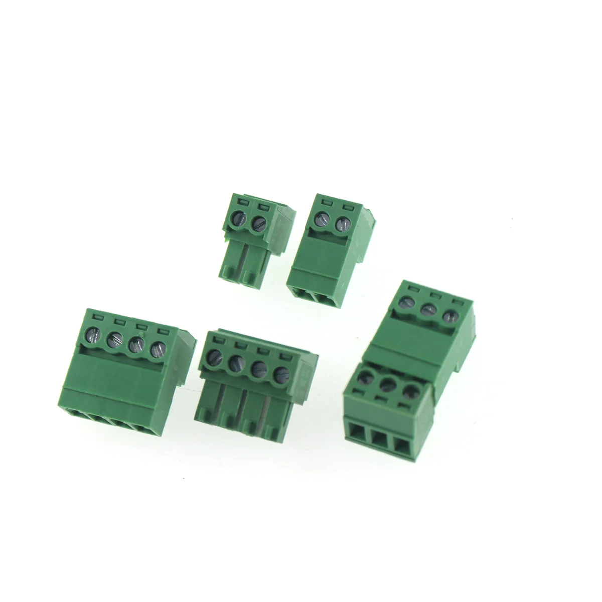 2PCS Solder free docking plug-in PCB terminal block 2EDGRK-3.81, pair 2EDG-3.81MM 2P-12P