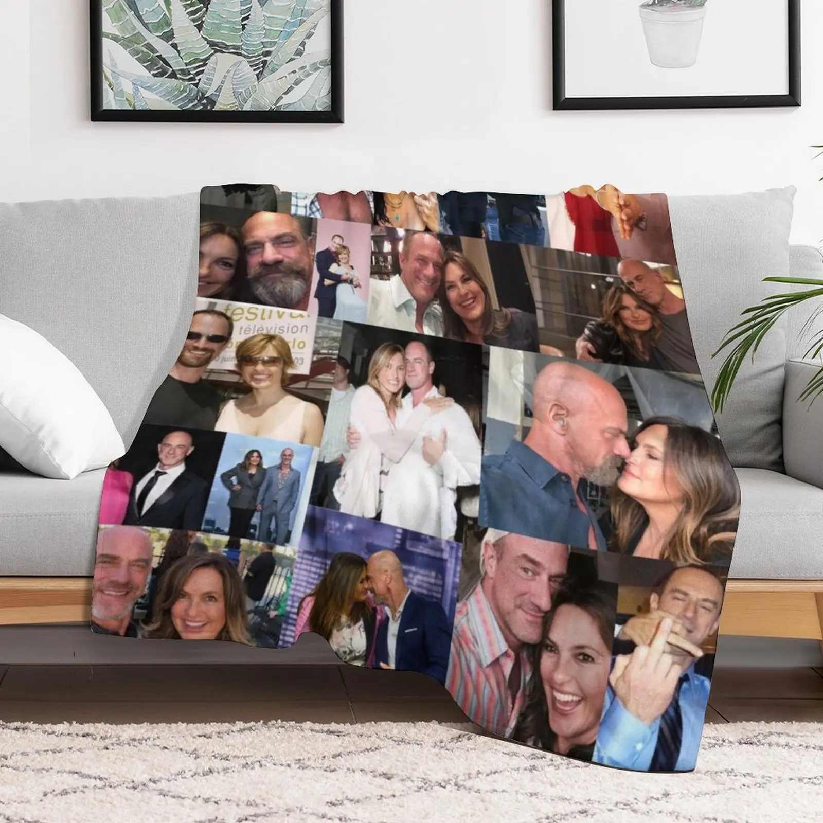 كريس ميلوني وماريسكا هارجيتاي رمي بطانية لينة أفخم منقوشة أريكة سياحية بطانيات الشتاء الدافئة