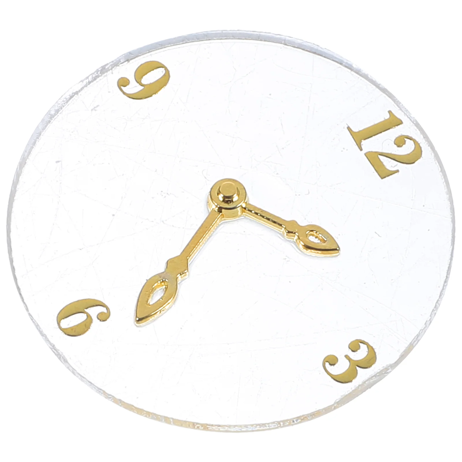 Miniature Wall Clock House Decor Accessory Furniture Tiny Floor Model Simulation Items The