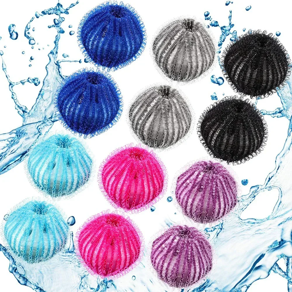 

6pcs Pet Hair Remover for Laundry Dryer Balls Reusable Washing Machine Hair Catcher Nylon Pet Dog Cat Hair Catcher Lint Remover