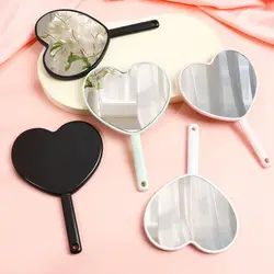 Fashion Love Makeup Mirror Sweet Girl Style Makeup Mirrors Handheld Makeup Mirror Suitable for Carrying Around Cute