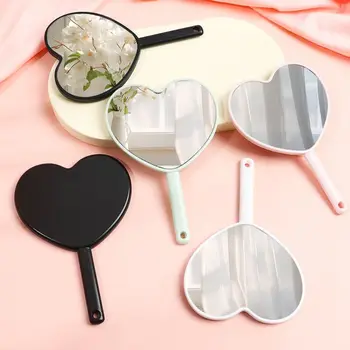 Cute Handheld Love Makeup Mirror 1