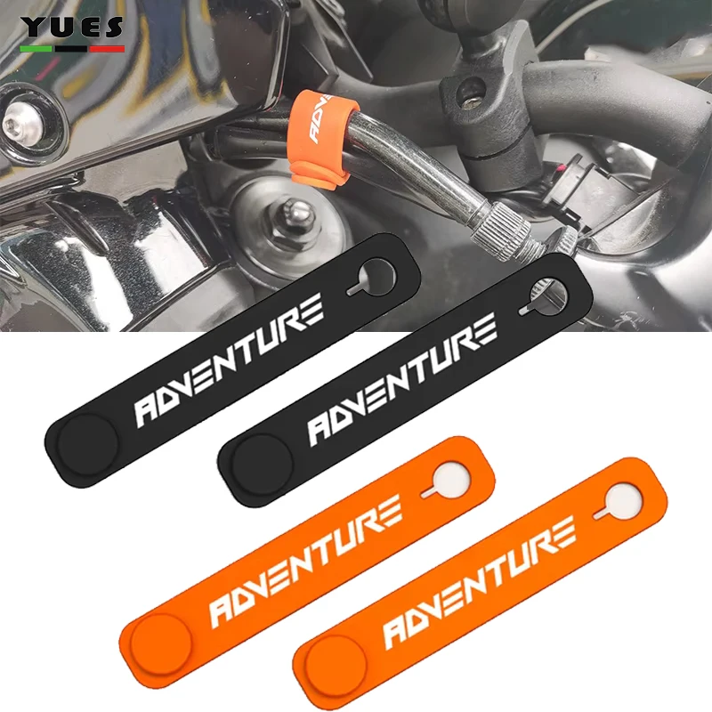 Universal For KT M 1290 1390 Super ADVENTURE R 790 1050 1090 1190 adv 690 890 390 125 Motorcycle Wires Fixing Tie Rubber Bandage