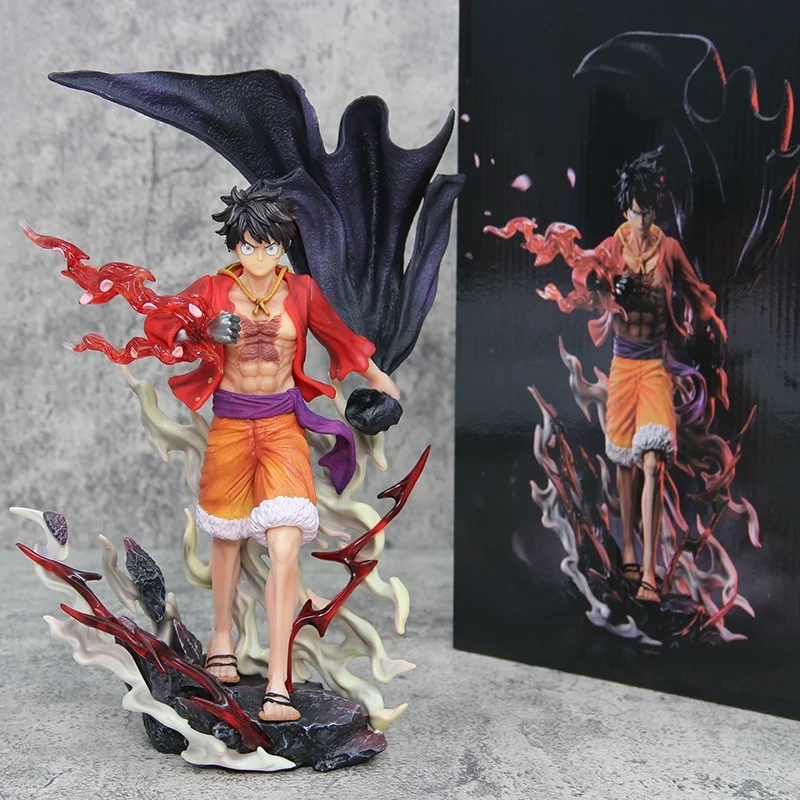 

In-Stock One Piece 28cm Gk Walking Luffy Model Tabletop Ornament Statue Jt Anime Figurine Merchandise Toys Boys' Gift