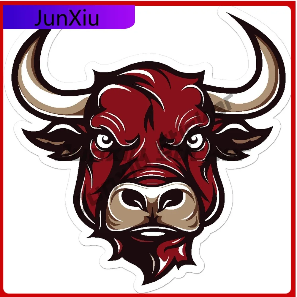 

Bull Head Vinyl Cute Limited Waterproof Creative Truck Decal Car Laptop Window Bumper Auto Exterior Gift Decor
