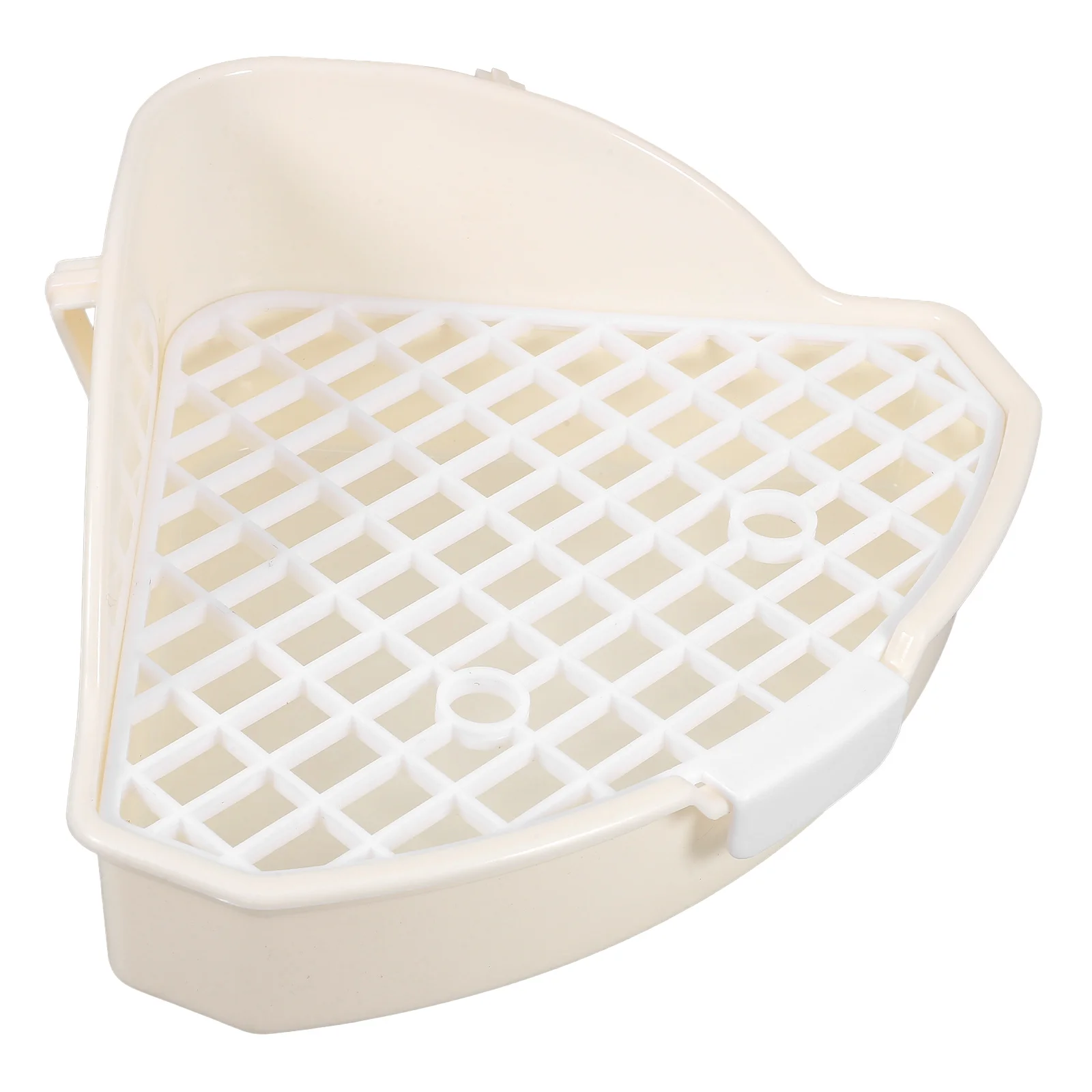 

Rabbit Litter Box Triangle Corner Small Animal Toilet Potty Trainer Hamster Guinea Pig Ferret Reusable Leak-Proof Washable
