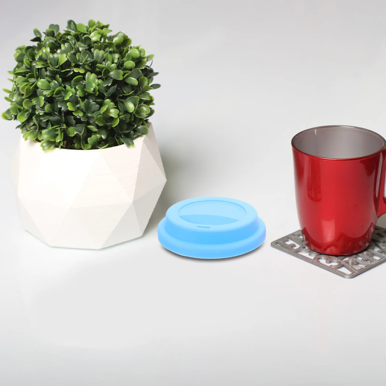 

6Pcs Multi-Color Silicone Cup Lids Universal Seal Covers for Mugs Bottles Bowls 95Mm Diameter Non-Toxic Safe Use