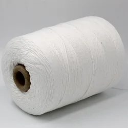 1kg 2MM 화이트 코튼 트위스트 끈, 공예용, 제빵용, 주방 요리용, 정육용, 고기 구이 포장용 실