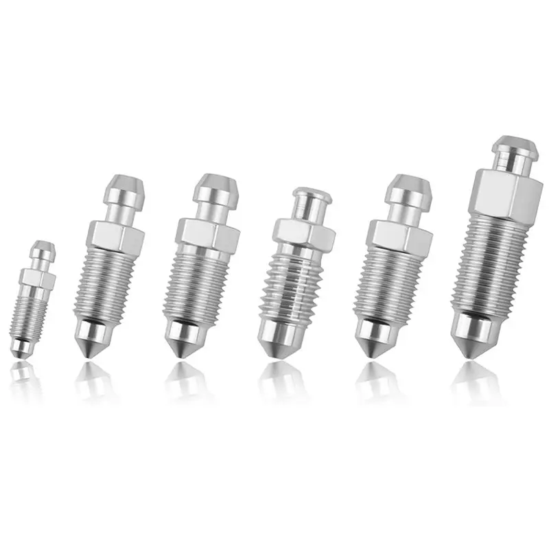 

36PCS Brake Bleeder Screws Kit Brake Bleeder Valve Kit Replacement H9403-6 H9410-6 H9406-6 H9402-6 H9407-6 H9404-6