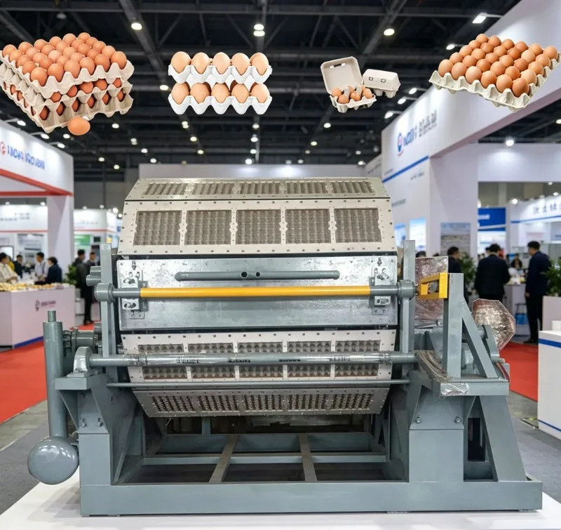 30-Cell Egg Tray Machine Recycled Paper Pulp Molding for Egg Packaging
