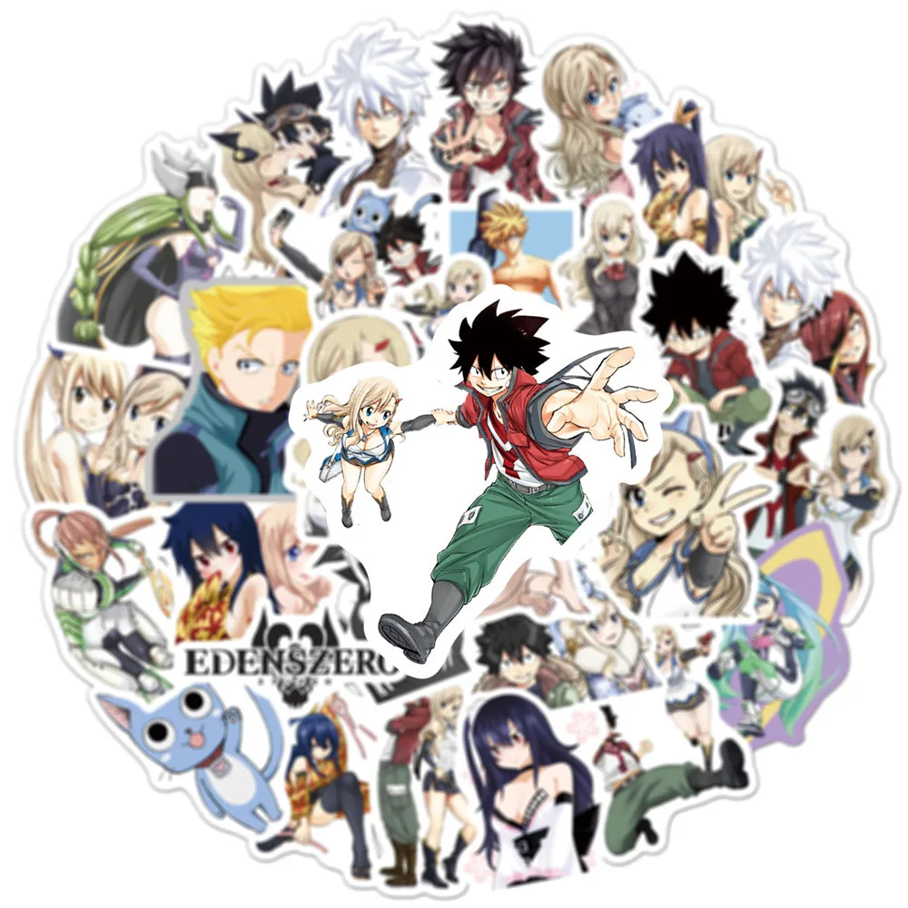 10/30/50pcs Anime Edens Zero Graffiti Adesivos Dos Desenhos Animados Frigorífico Carro Presente de Natal Crianças Brinquedos Telefone Diy Laptop Decalque...