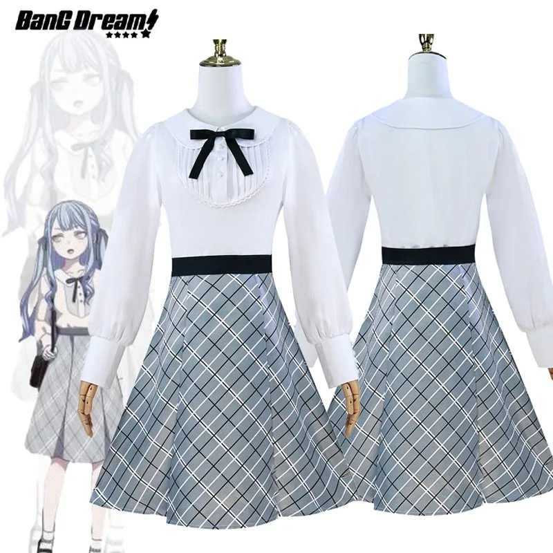 

Anime Sakiko Togawa Cosplay Costume BanG Dream School Uniform Dress Full Set Halloween Carnival Party Clothes Outfit Women Girl