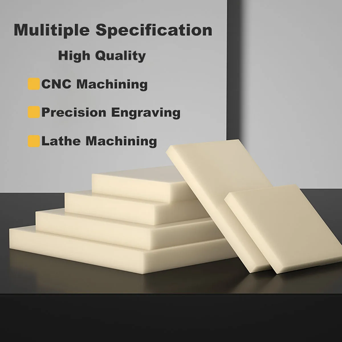

White Black Beige ABS Plastic Sheets Plates CNC Machining Plastic Materials Thick 1/2/3/4/5/6/8/10/12/15/20/25/30/35/40mm