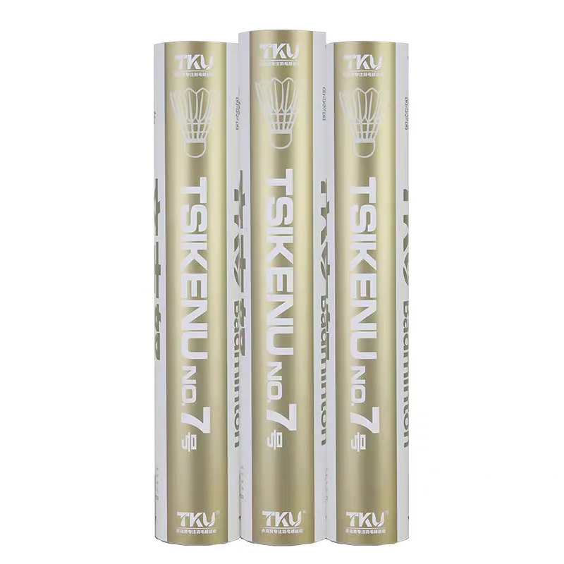 zikenu-no7-training-badminton-shuttlecock-duck-feather-medium-size-affordable-for-competition-flight-sensation-good