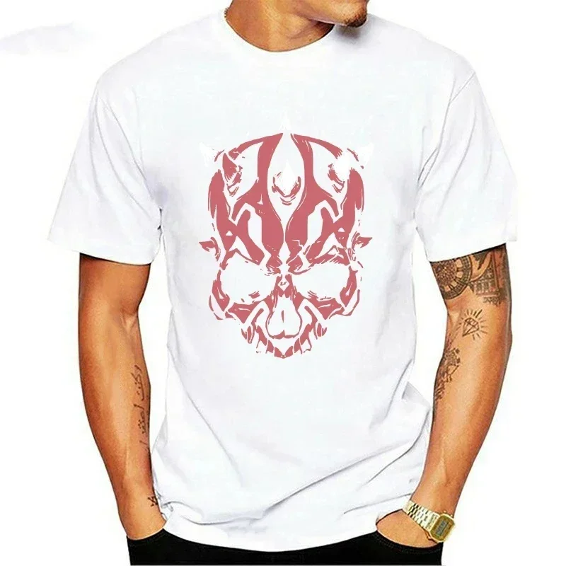 Darth 2024 funnuy summer style fashion New Maul Skull Unisex Mens T-shirt oversized harajuku graphic men clothing cotton tops