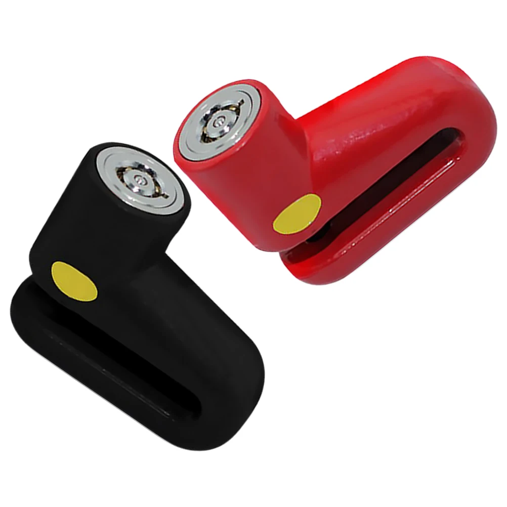 

2pcs Mini Disc Lock Security Metal Scooter Motorcycle Bike Locks Bike Lock Heavy Duty Anti Theft Travel Friendly