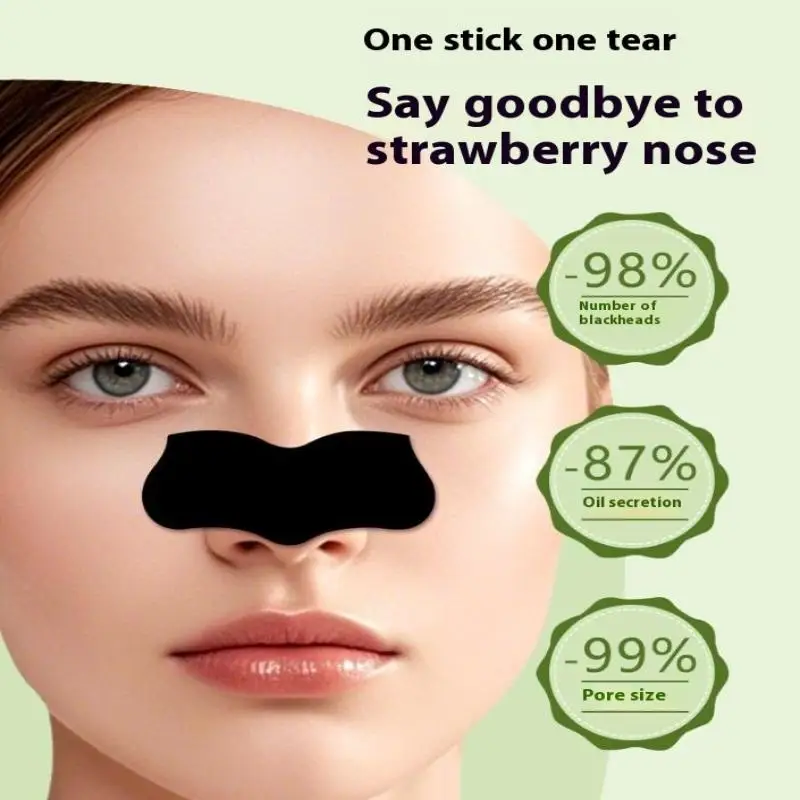 Nose Strips For Blackheads Acne Removal Instant Pore Unclogging Mask Deep Cleansing Nose Clean Patch Beauty Skin Care Mask Patch
