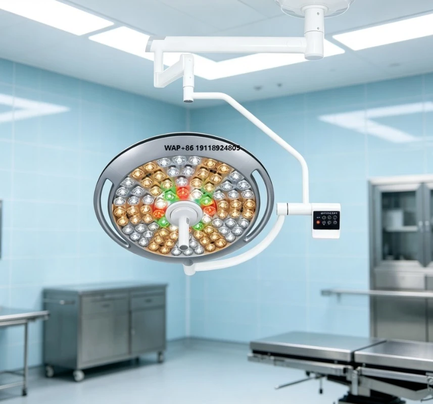 RF-KL-LED. DTR78 Electric Ceiling Medical LED Shadowless Surgical Light, Adjustable Installation Height