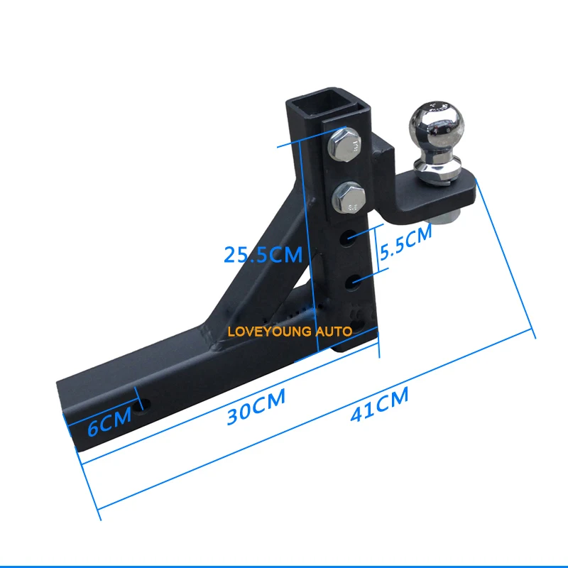 Steel  Heavy Duty Adjustable Ball Mount With 2