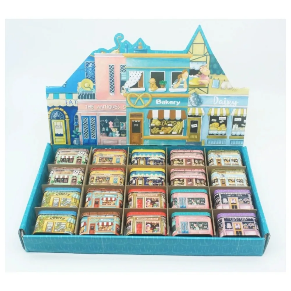 1/2/3pcs Mini Tin Metal Box Empty Jewelry Candy Storage Box Tinplate Dream House Container Small Storage Box Kids Gift