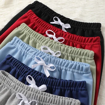 Kids Autumn Harem Sweatpants 3 Children's Multi-color Seasonal Casual Sports Pants For Boys And Girls Autumn Solid Color Fashion Loose Haren Pants Sweatpants 3