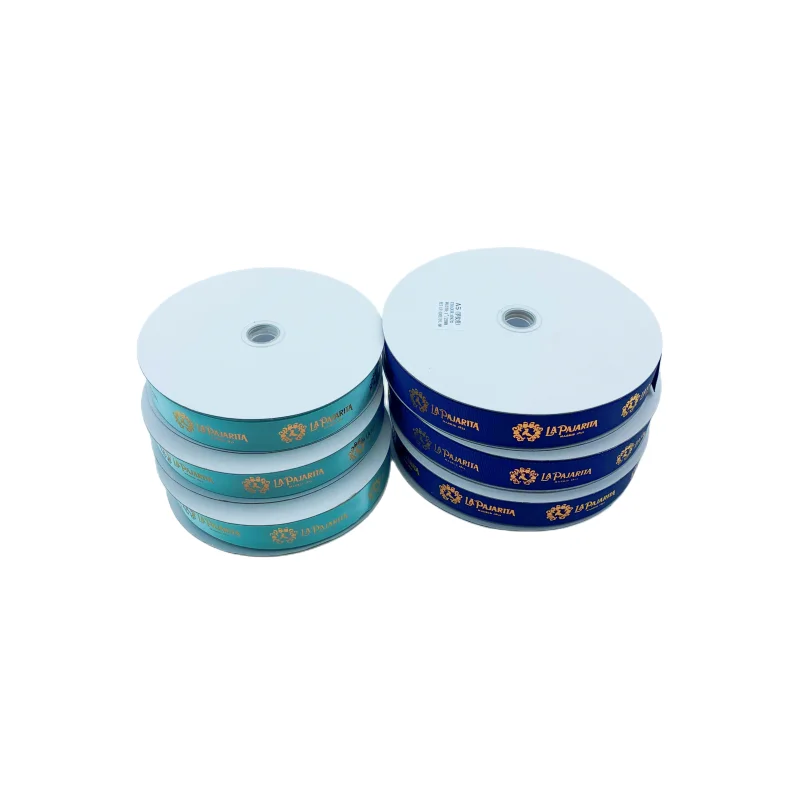 Lint Aangepaste Grosgrain Zijde Lint Met Logo