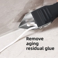 Silicone Scraper Squeegee Glue Remover Knife Caulking Angle Beauty Crack Trowel Tool Grout Scraper Kit 5in1 Multifunctional Home