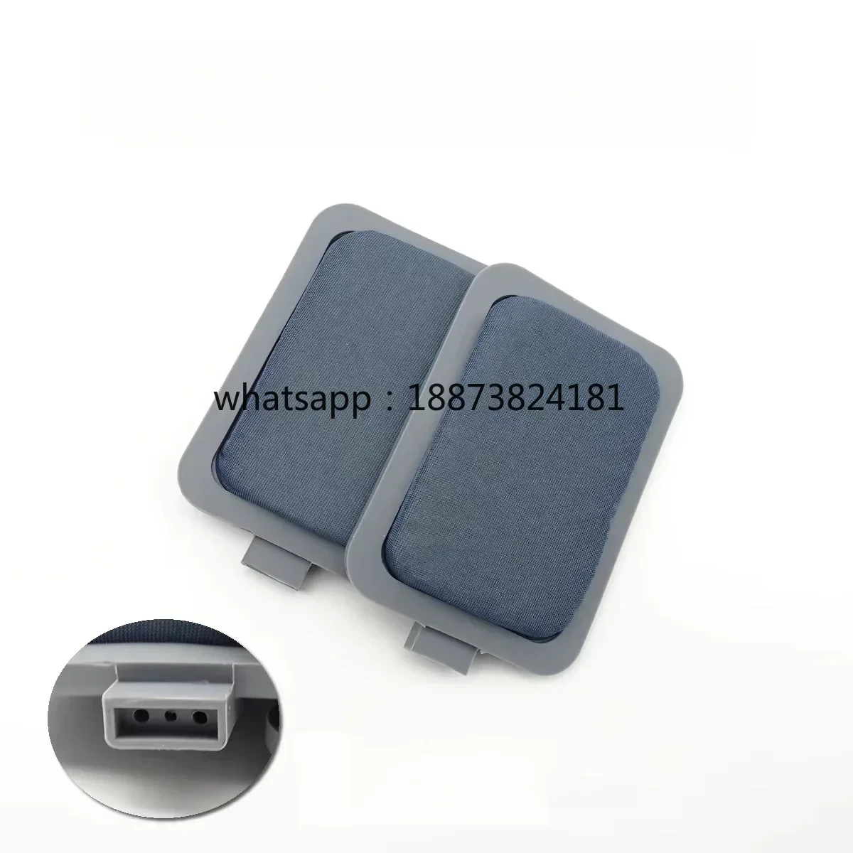 Sponge Patch Physiotherapy Electrode 7.5X11 Silicone Sponge Heating Electrode Plate 3-hole Flat  fast shipping