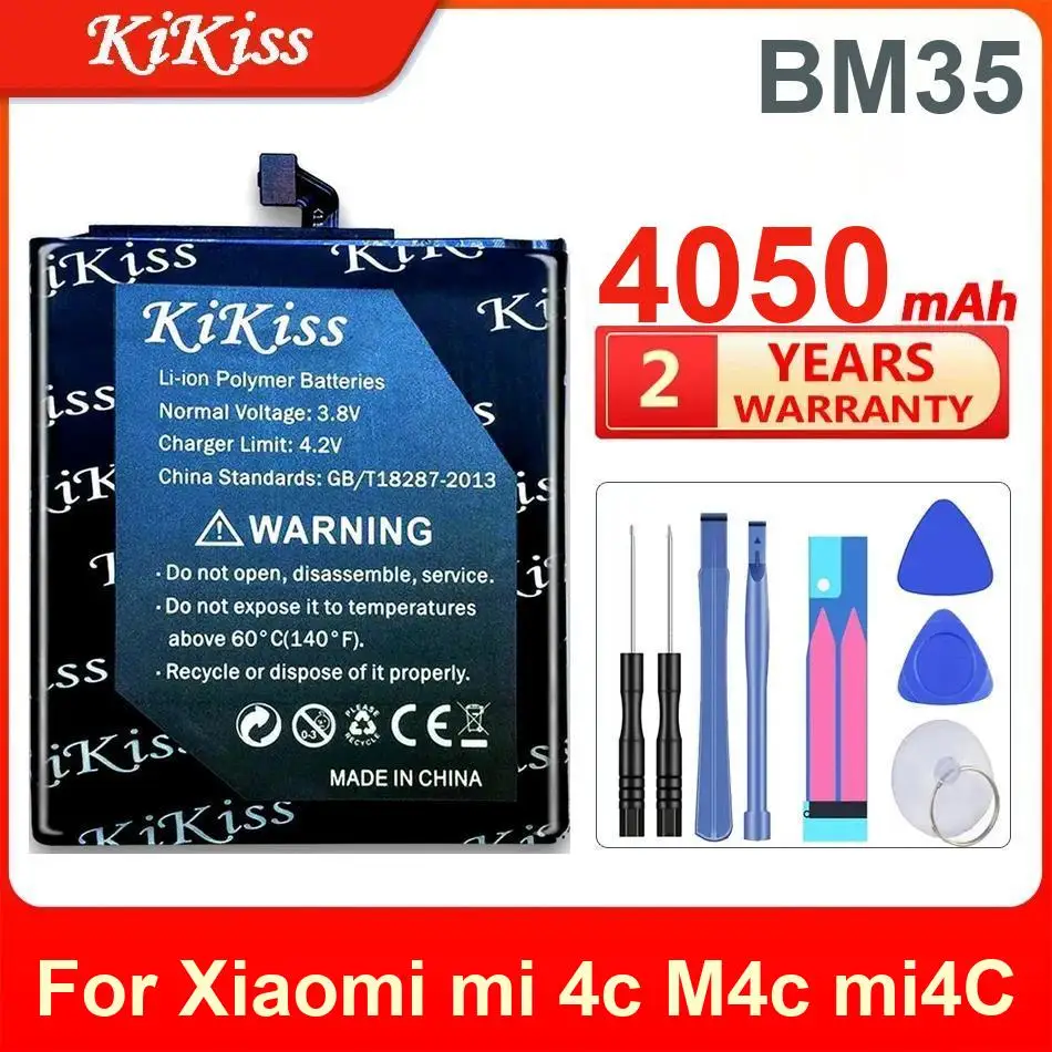 بطارية هاتف محمول ممتازة متينة BM35 4050Mah لهاتف Xiaomi Mi 4C M4c Mi4c #1