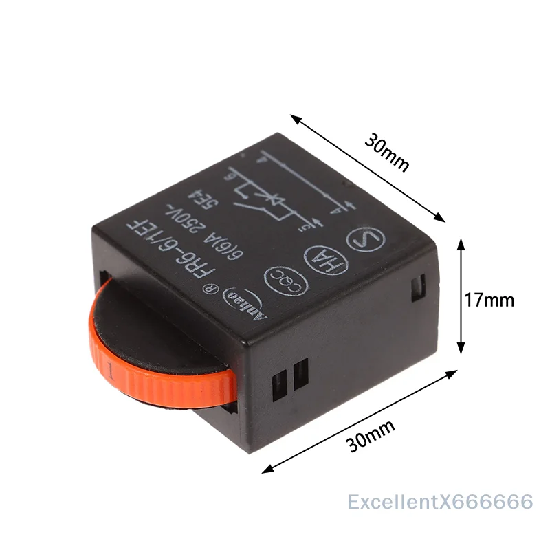 전기 앵글 연마기 전동 공구, DIY 액세서리, 전기 연마기, 6 속도 조절 컨트롤러 스위치, FR2-6/1FE, 6A, 250V