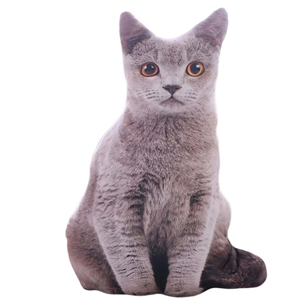 3D Creative Home Decorative Sleep Napping Simulation cat Cat Shape Pillow Cushion Home Textile Throw pillow