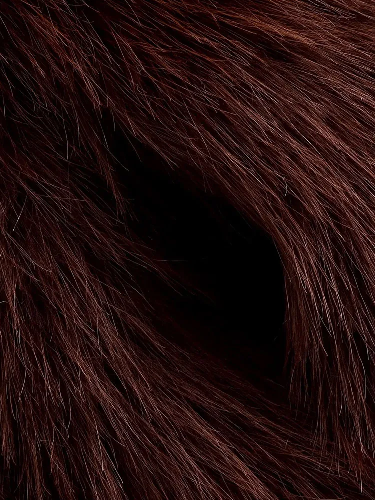 Women Autumn Winter New Faux Fur Jacket for Women Fashion Reversible Fur Effect Lapel Long Sleeved Short Coats Chic Ladies Top