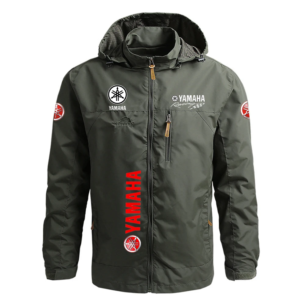Nouveau Yamaha hommes imprimé extérieur à la mode multicolore chaud coupe-vent veste pour l'automne et l'hiver 2025