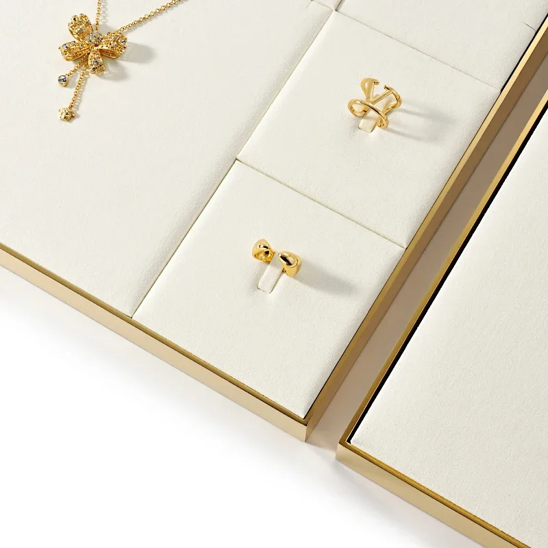 

Light luxury jewelry display props, high-end rings, necklaces, earrings counter display